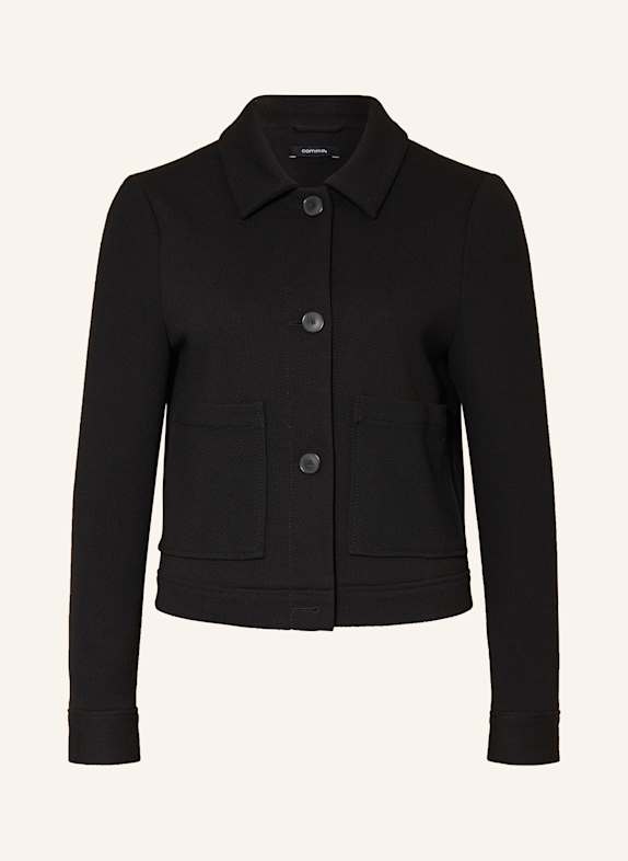 comma Boxy jacket BLACK
