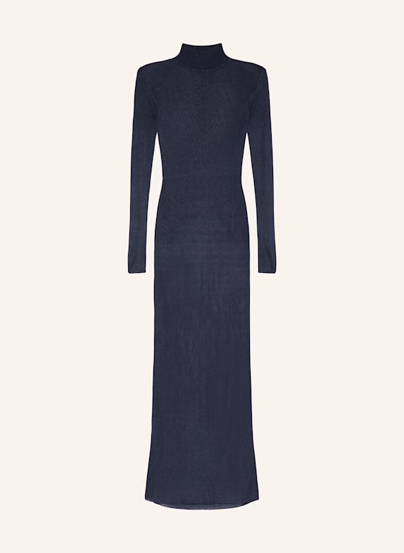 self-portrait Strickkleid DUNKELBLAU