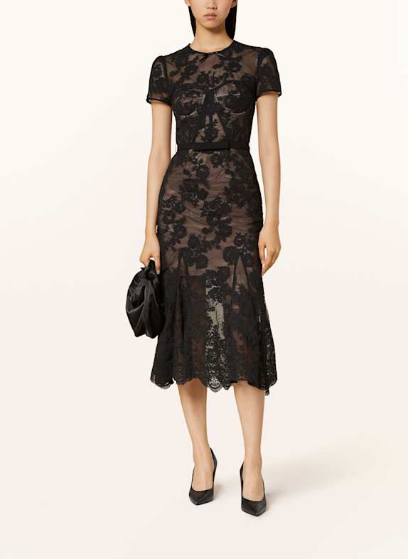 self-portrait Lace dress BLACK