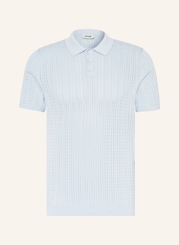 DRYKORN Strick-Poloshirt TRITON Regular Fit HELLBLAU