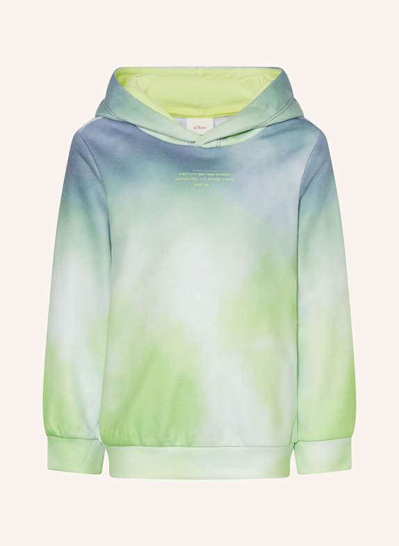 s.Oliver RED Hoodie BLAU/ HELLGRÜN
