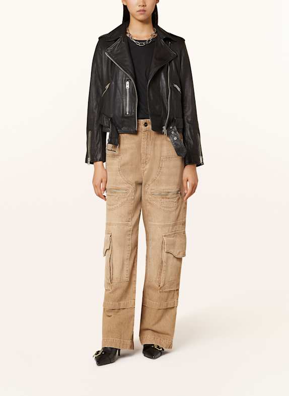 ALLSAINTS Lederjacke BALFERN SCHWARZ