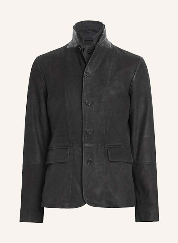 ALLSAINTS Lederjacke SURVEY SCHWARZ