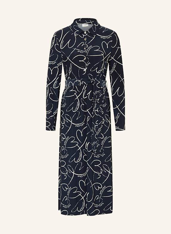 s.Oliver BLACK LABEL Jerseykleid DUNKELBLAU/ WEISS