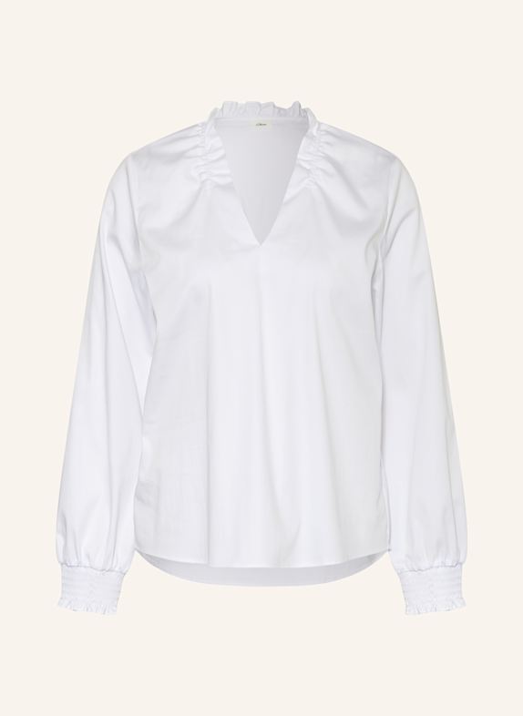 s.Oliver BLACK LABEL Blusenshirt WEISS