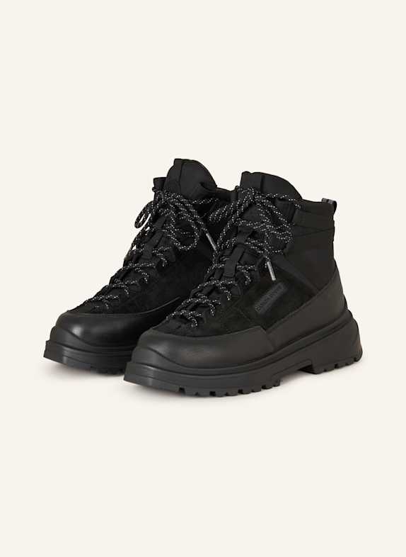 CANADA GOOSE Lace-up boots JOURNEY BLACK