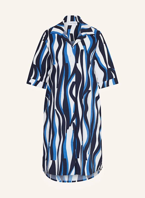 Joseph Ribkoff Kleid WEISS/ BLAU/ DUNKELBLAU
