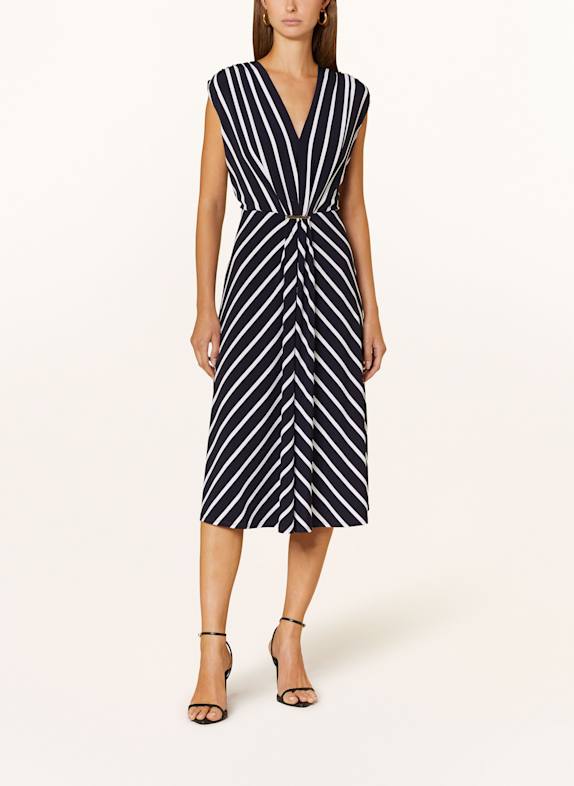 Joseph Ribkoff Kleid DUNKELBLAU/ WEISS