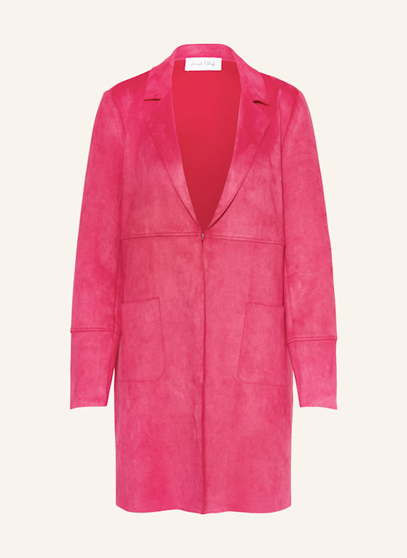 Joseph Ribkoff Longblazer in Lederoptik PINK
