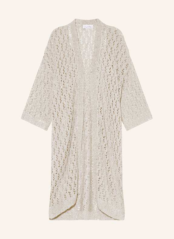 Joseph Ribkoff Strickhülle mit 3/4-Arm und Pailletten TAUPE