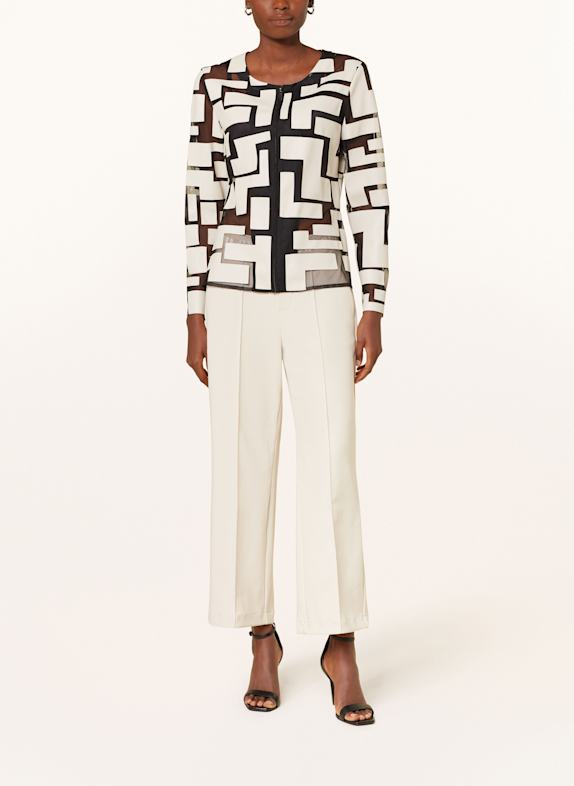 Joseph Ribkoff blouse ZWART / CRÈME