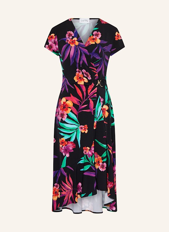 Joseph Ribkoff Kleid SCHWARZ/ GRÜN/ PINK