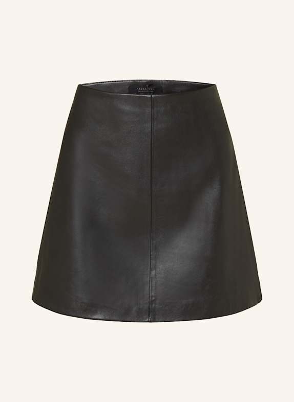 ALLSAINTS Lederrock RENAI SCHWARZ