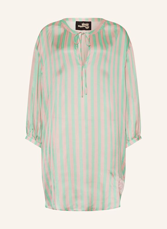 yippie hippie Kleid mit 3/4-Arm HELLROSA/ HELLGRÜN