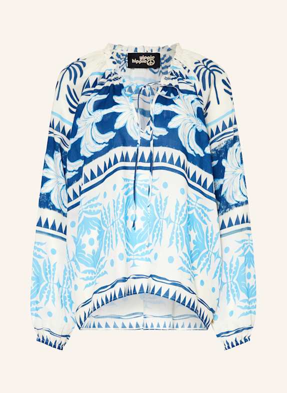 yippie hippie Tunika WEISS/ HELLBLAU/ DUNKELBLAU