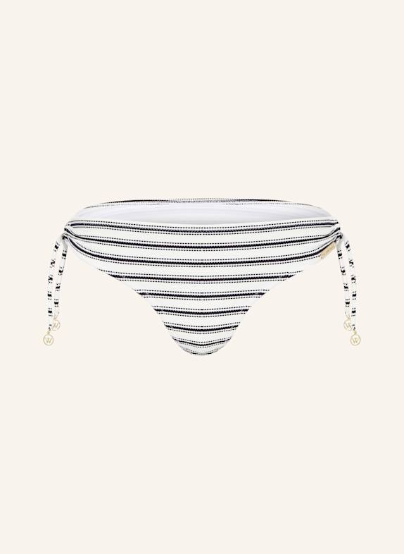 watercult Triangel-Bikini-Top SEASIDE SPLASH WEISS/ SCHWARZ