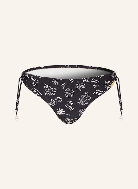 watercult Basic-Bikini-Hose CAFÉ LA MER SCHWARZ/ WEISS