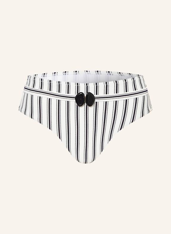 watercult High-Waist-Bikini-Hose SEASIDE SPLASH SCHWARZ