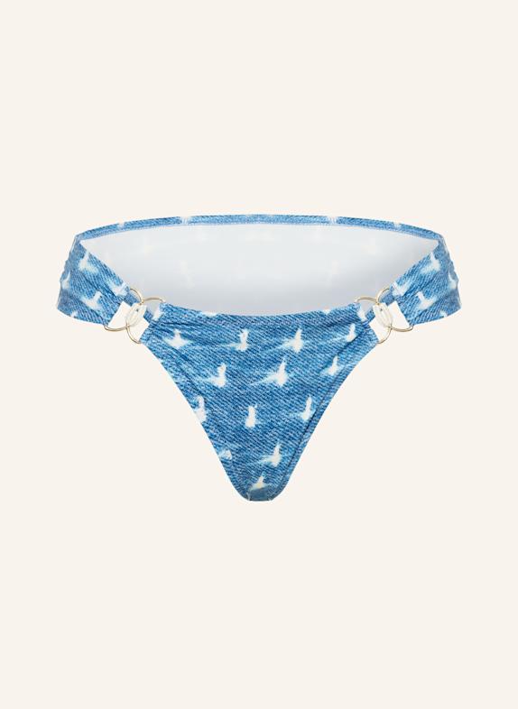 watercult Basic-Bikini-Hose URBAN INDIGO BLAU/ WEISS