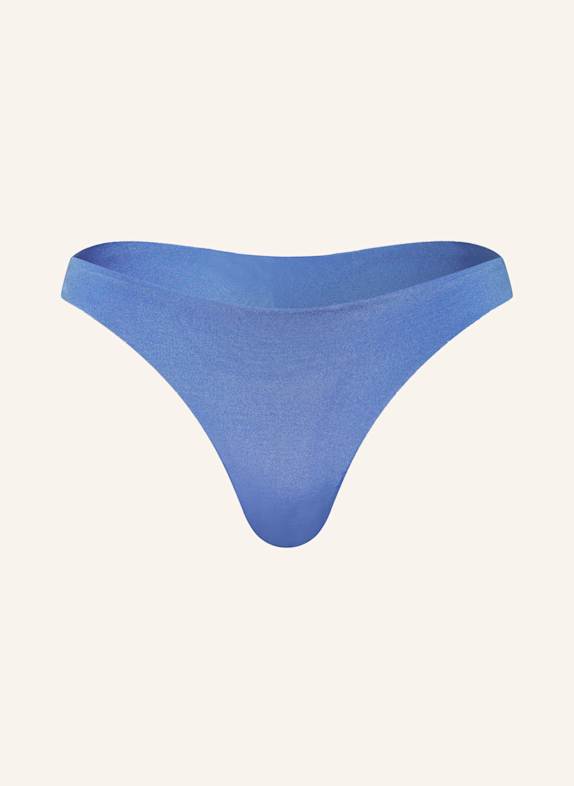 watercult Brazilian-Bikini-Hose SHIMMERING SOLIDS BLAU