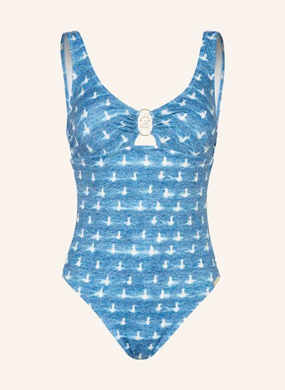 watercult URBAN INDIGO swimsuit BLUE/ WHITE