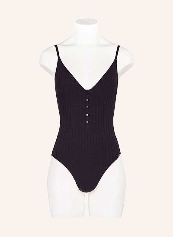 watercult Badedragt HENLEY RIB SORT