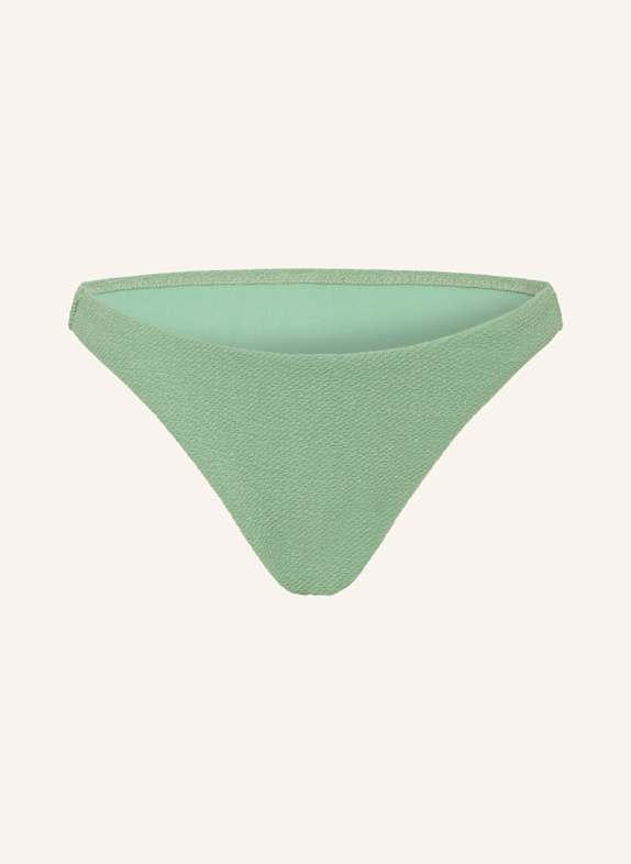 watercult SWIM SPARKLE basic bikini bottoms with glitter thread LIGHT GREEN