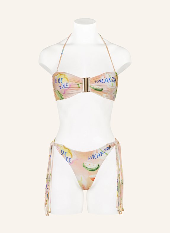 watercult Triangel-Bikini-Hose VACATION FIZZ NUDE / HELLGRÜN / BLAU