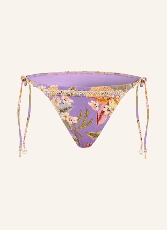 watercult Triangle bikini bottoms DREAMSCAPE TROPICS PURPLE/ GREEN/ ROSE
