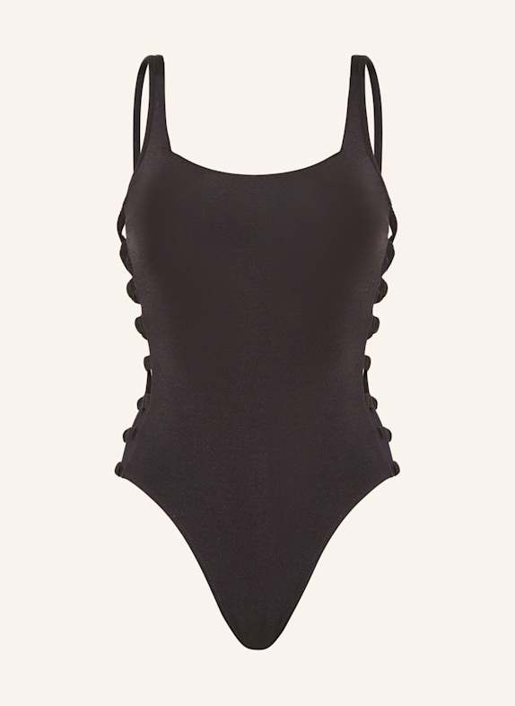 watercult SHIMMERING SOLIDS swimsuit BLACK