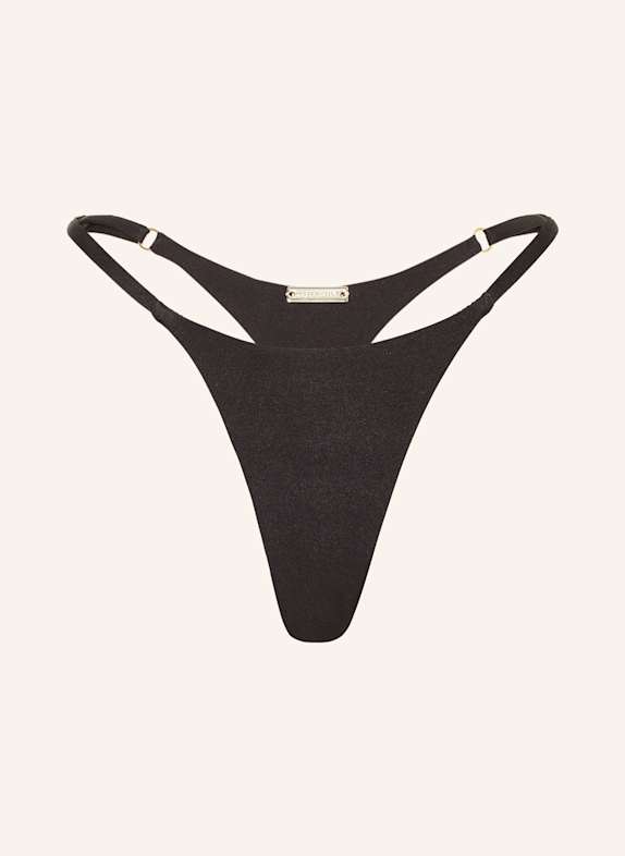 watercult SHIMMERING SOLIDS" Brazilian bikini bottoms BLACK