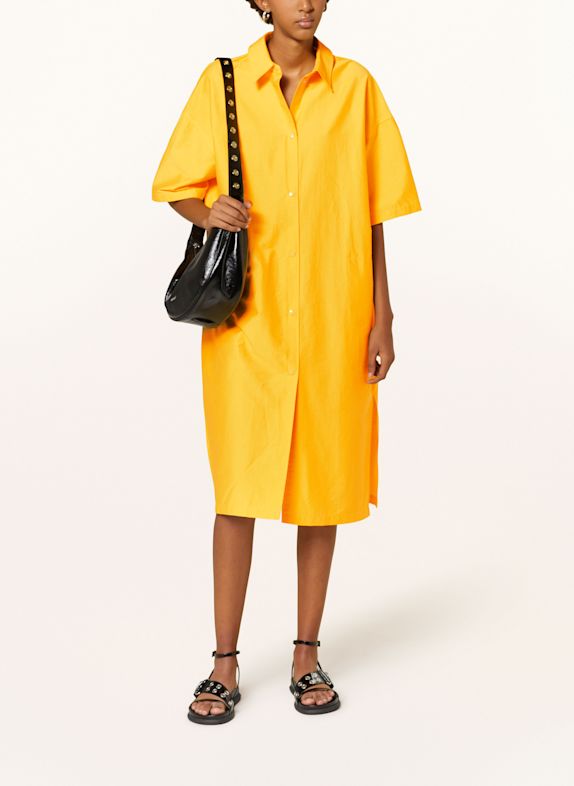 DRYKORN Hemdblusenkleid RINI GELB