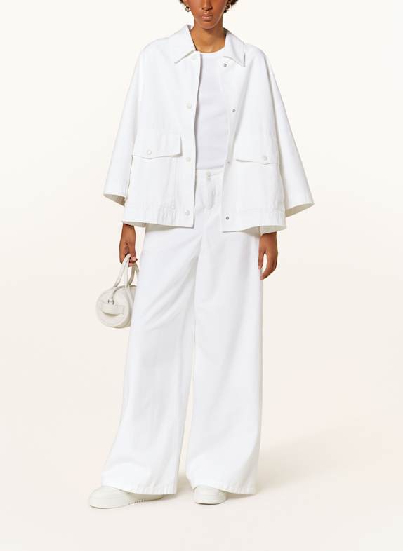 DRYKORN Kurtka jeansowa ANS z rękawami 3/4 BIAŁY