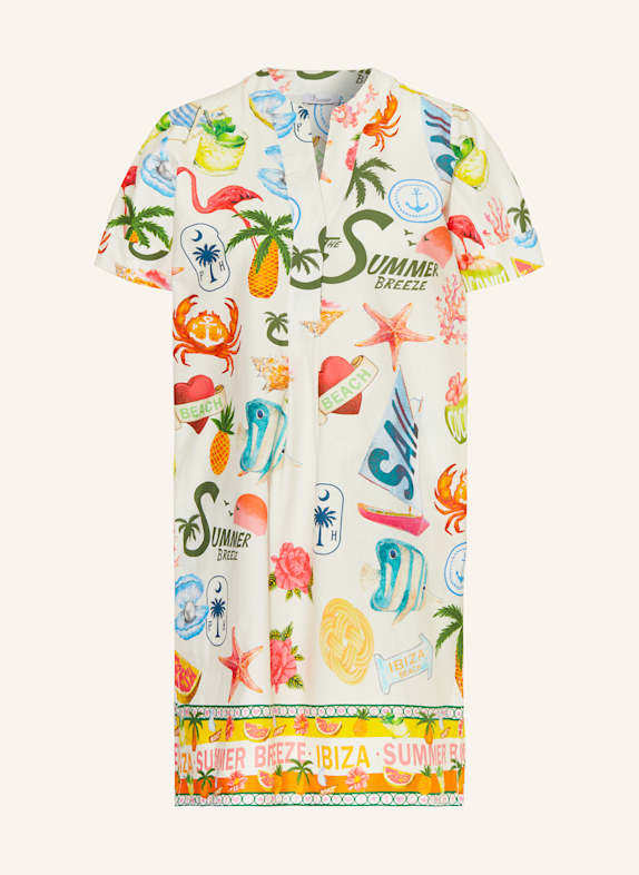 FrogBox Kleid CREME/ PINK/ GRÜN