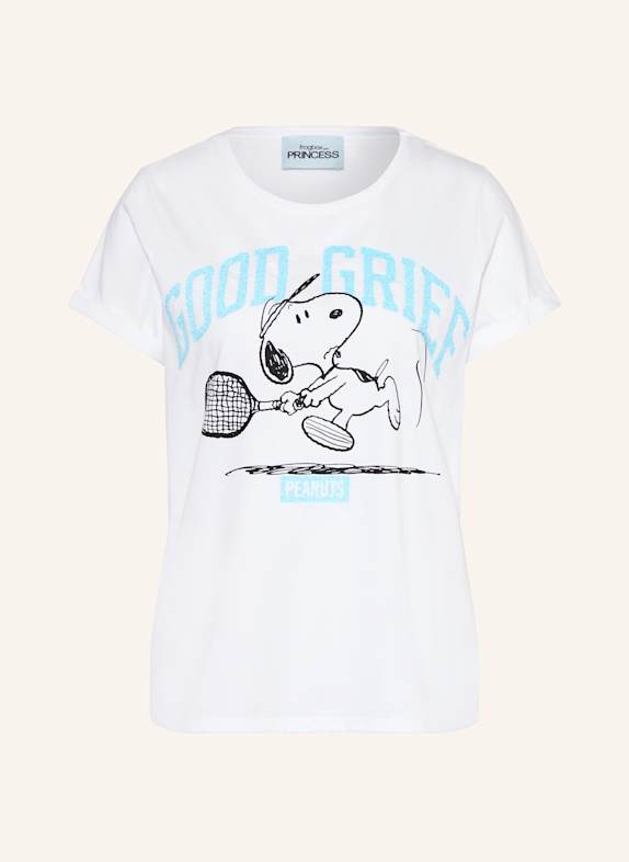 FrogBox T-Shirt mit Schmucksteinen WEISS