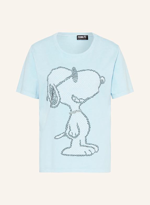 FrogBox T-Shirt mit Schmucksteinen HELLBLAU