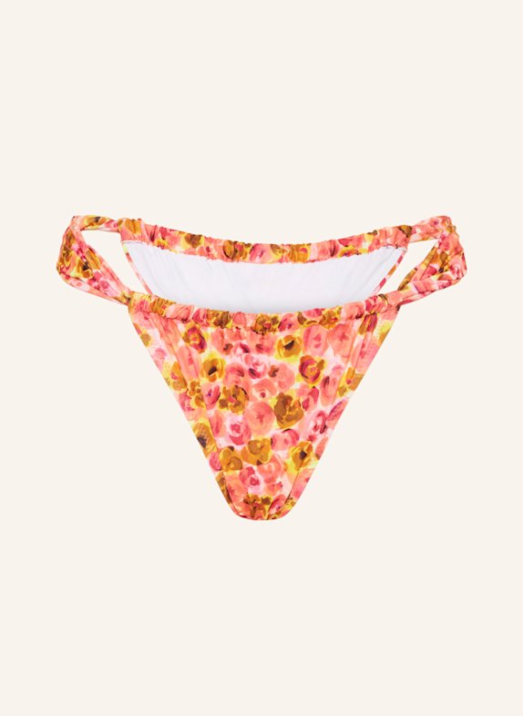 watercult Brazilian-Bikini-Hose EUPHORIC BLOOMWAVE NEONPINK/ NEONORANGE/ GELB