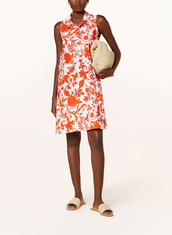 Princess GOES HOLLYWOOD Hemdblusenkleid WEISS/ ORANGE