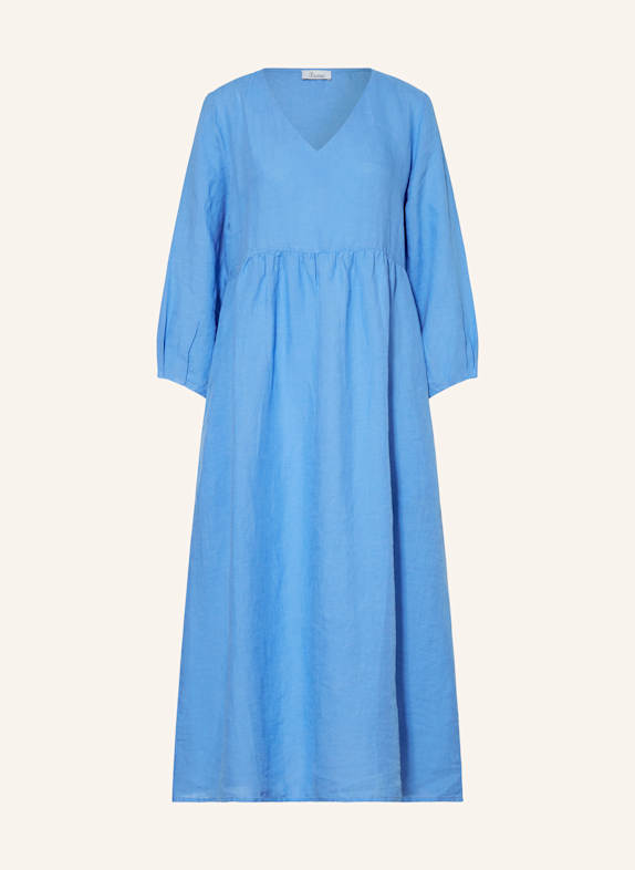 Princess GOES HOLLYWOOD Leinenkleid mit 3/4-Arm HELLBLAU