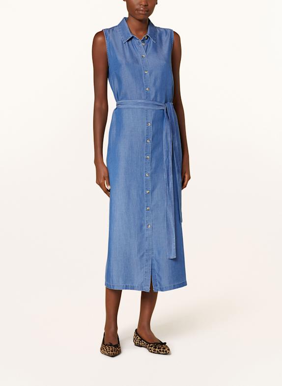 Princess GOES HOLLYWOOD Hemdblusenkleid in Jeansoptik BLAU