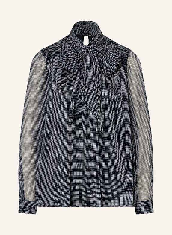 CLAUDIE PIERLOT Blusenshirt mit abnehmbarer Schluppe DUNKELBLAU