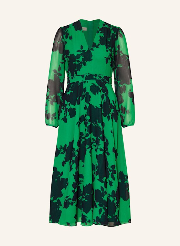 HOBBS Sukienka AURORA BIAŁY/ ZIELONY