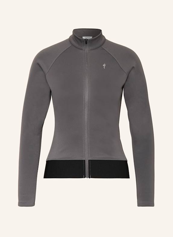 SPECIALIZED Thermo-Radjacke RBX EXPERT THERMAL JERSEY GRAU/ SCHWARZ