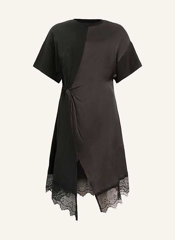 ALLSAINTS Sukienka LANA z koronką CZARNY