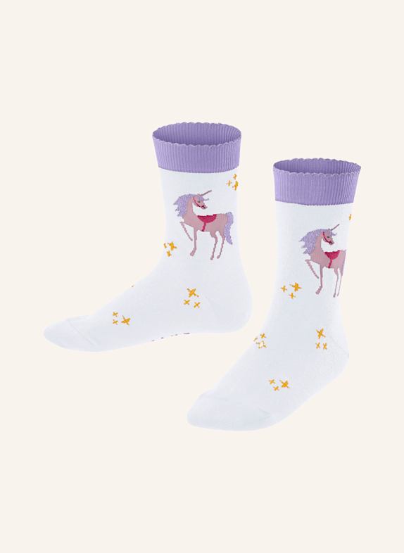 FALKE Socken MAGIC UNICORN 2000 WHITE