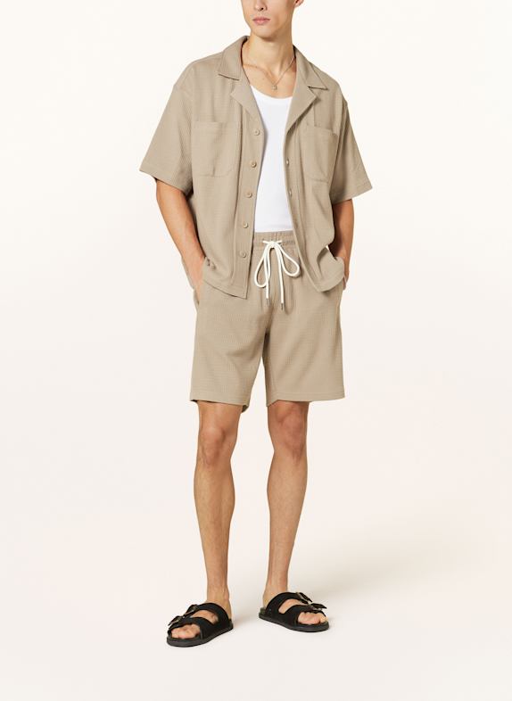 DRYKORN Jerseyshorts BRIKKO HELLBRAUN