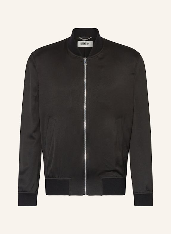 DRYKORN NOKANO satin blouson BLACK