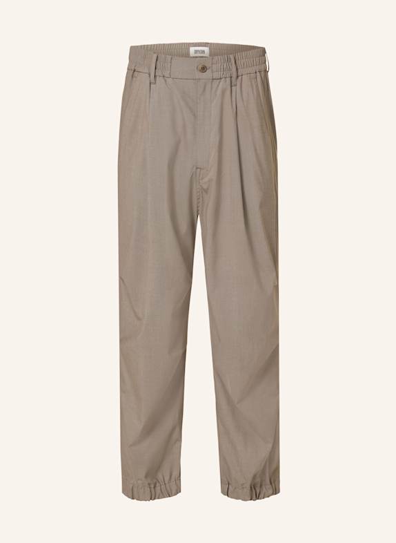 DRYKORN LIROG trousers with cropped leg length LIGHT BROWN