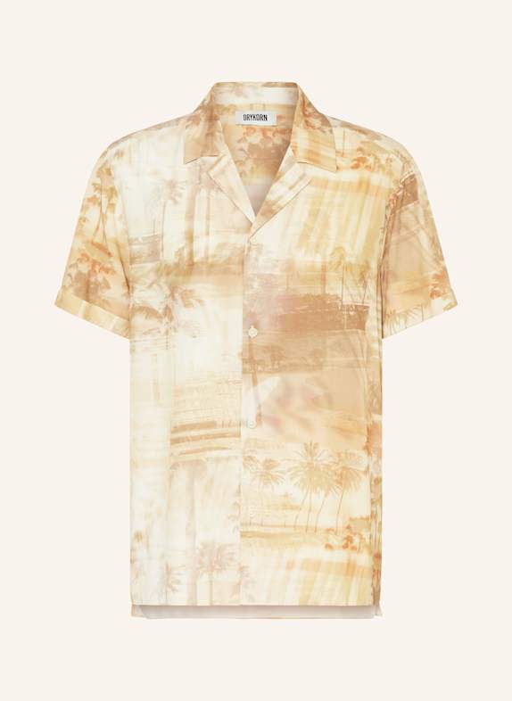 DRYKORN Resorthemd BIJAN_2 Comfort Fit BRAUN/ HELLBRAUN/ HELLORANGE