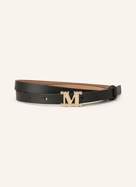 Max Mara Leather belt MGRAZIATA BLACK